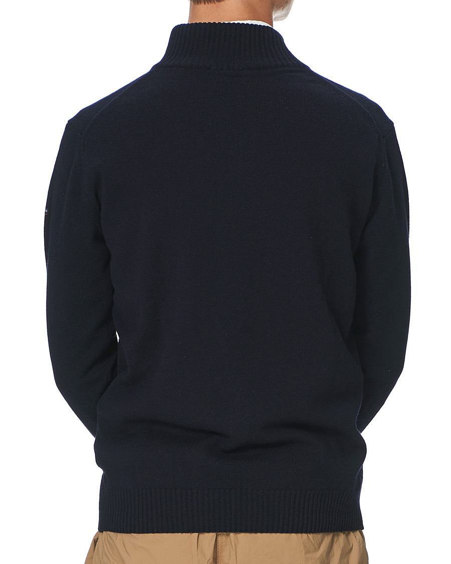 Herre | Trøjer | Armor-lux | Wool Zip Cardigan Navy