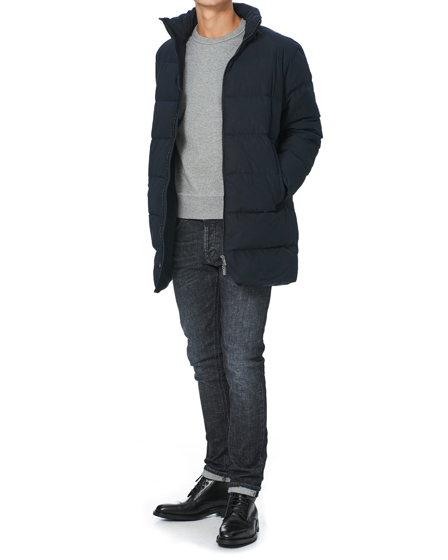 Herre | Jakker | Emporio Armani | Comfort Stretch Down Parka Navy