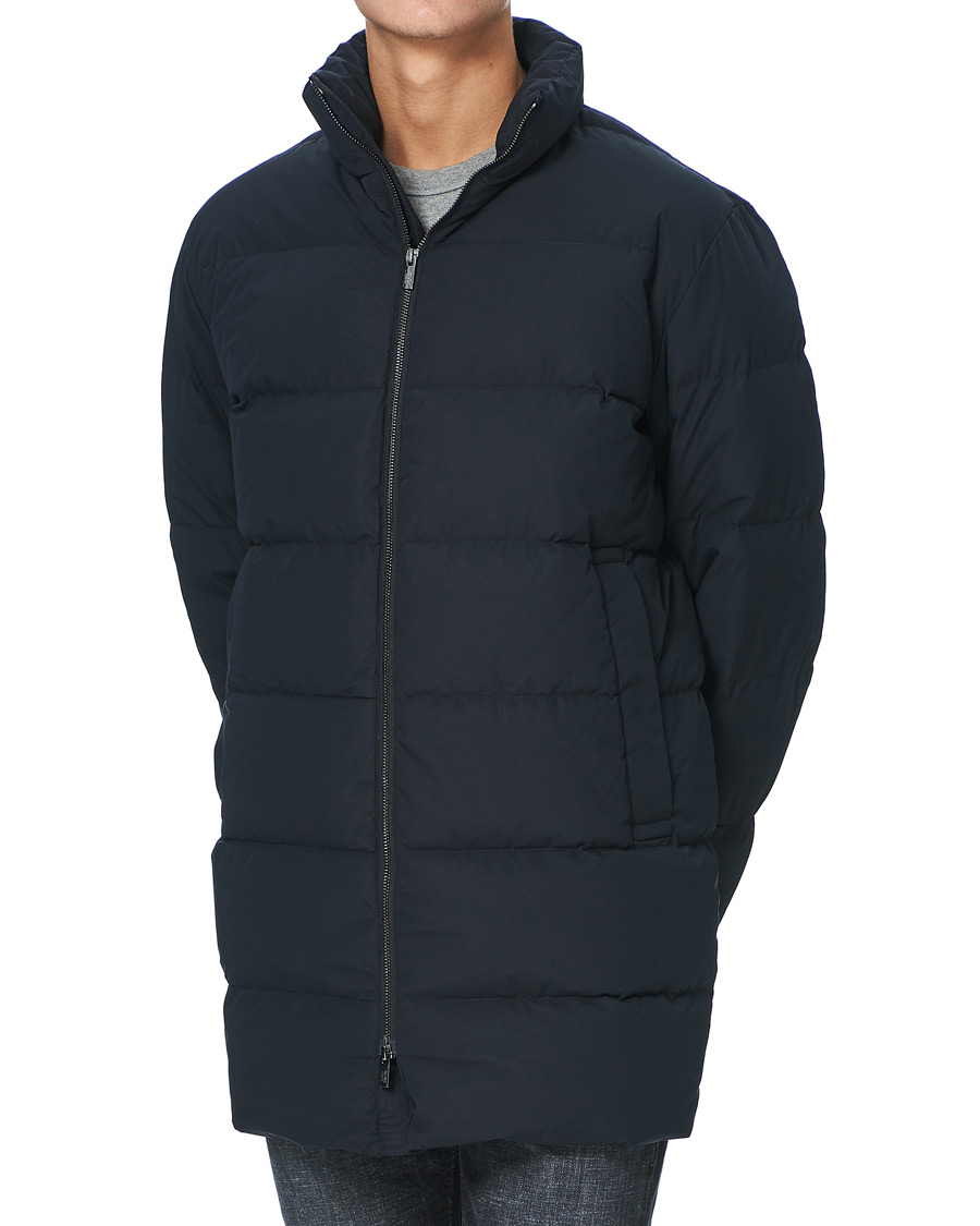 Herre | Jakker | Emporio Armani | Comfort Stretch Down Parka Navy