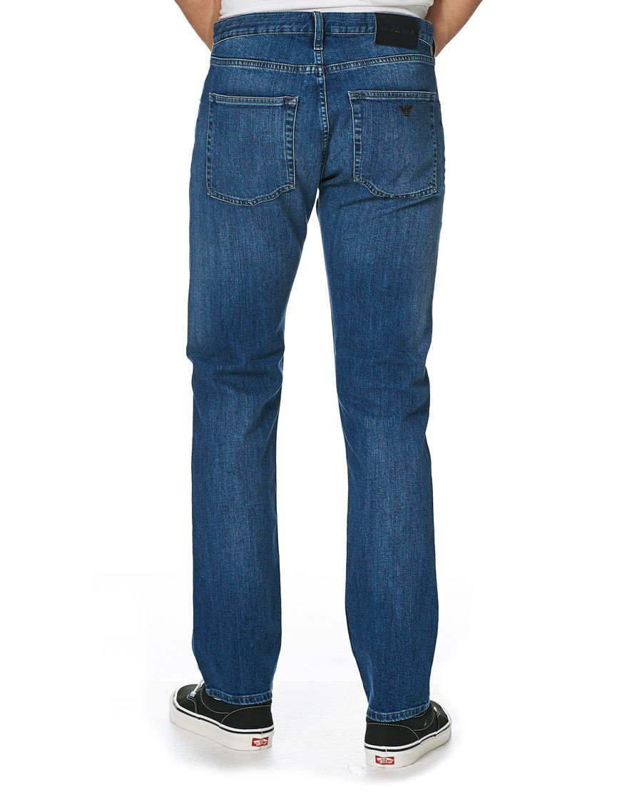 Herre | Jeans | Emporio Armani | Regular Fit Jeans Medium Blue