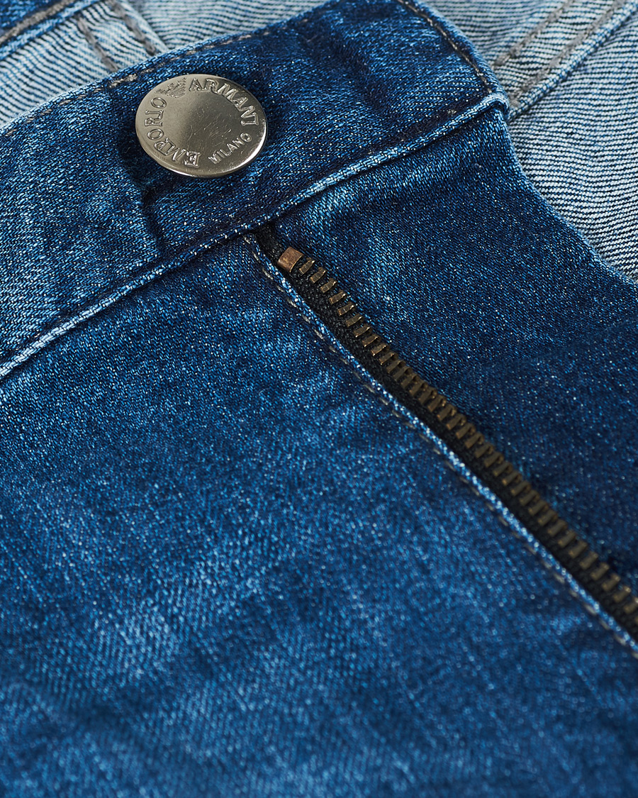 Herre | Jeans | Emporio Armani | Regular Fit Jeans Medium Blue