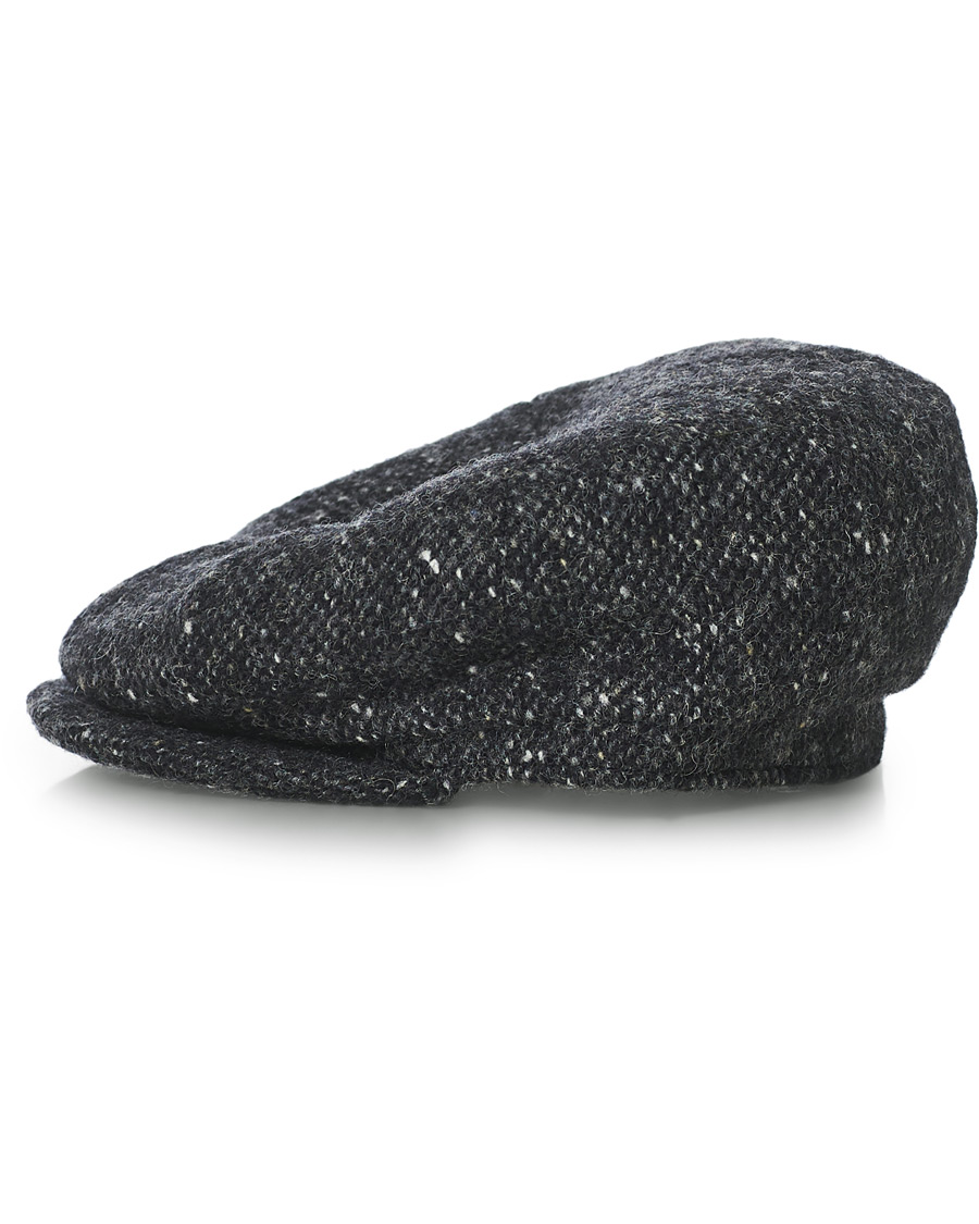 Herre | Lock & Co Hatters Glen Flat Wool Cap Dark Grey | Lock & Co Hatters | Glen Flat Wool Cap Dark Grey
