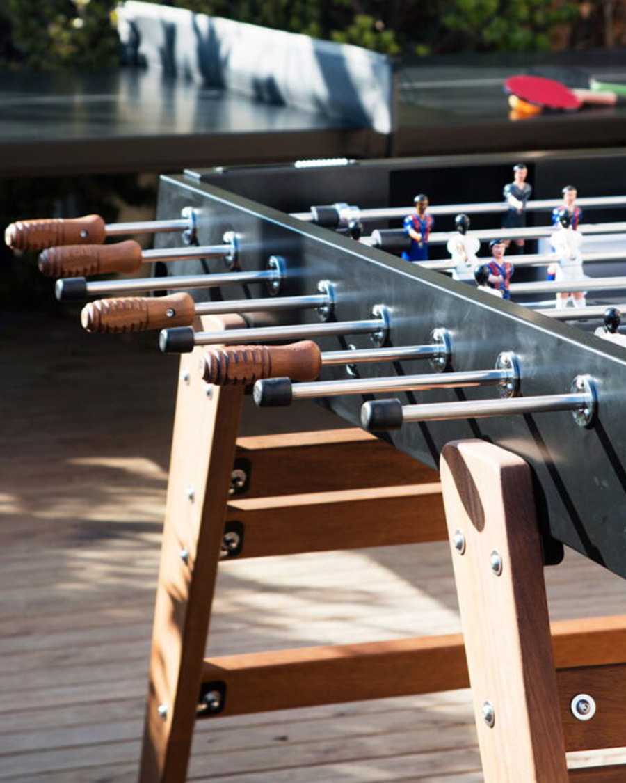 Herre | | RS Barcelona | RS 3 Wood Football Table Green