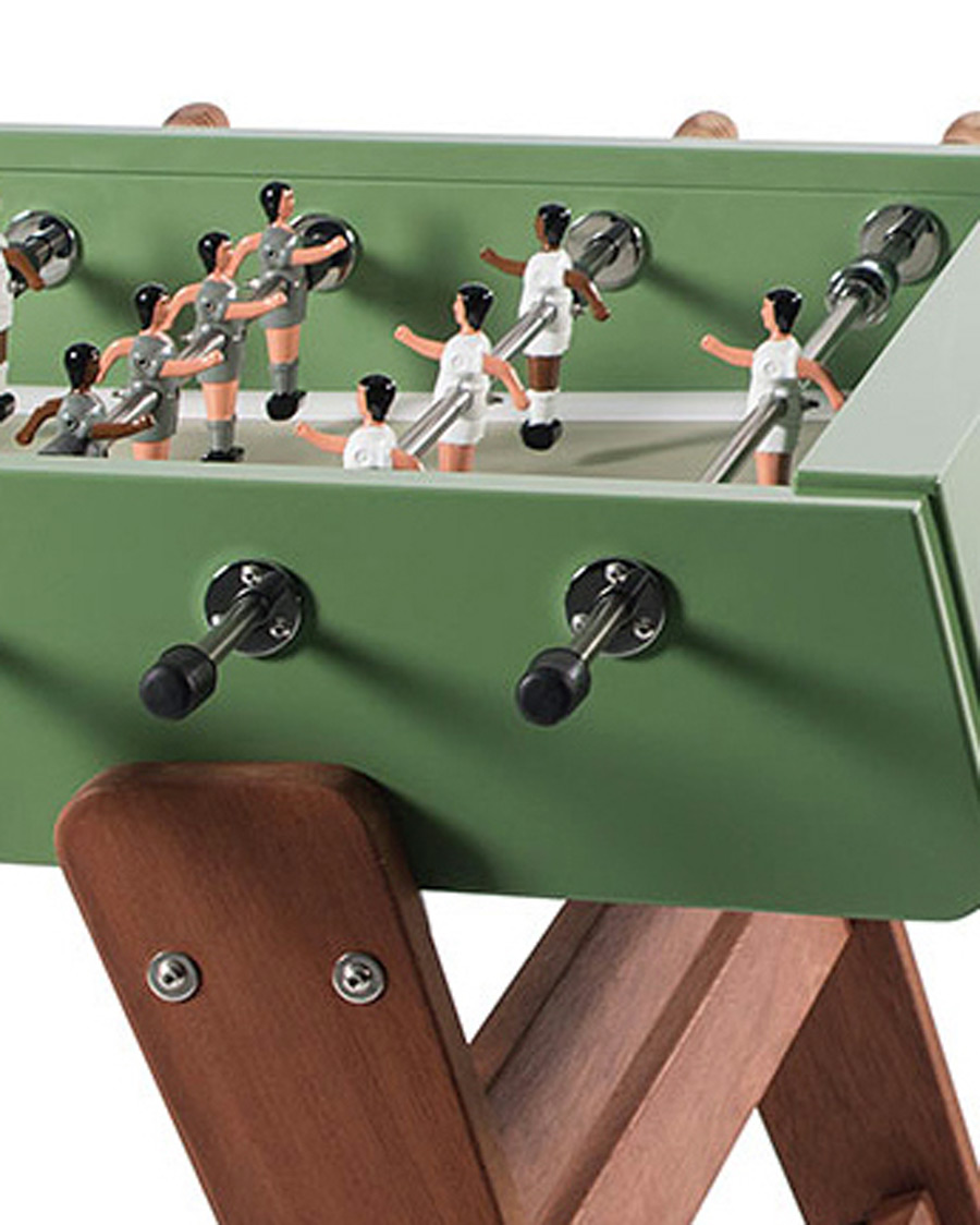 Herre | | RS Barcelona | RS 3 Wood Football Table Green