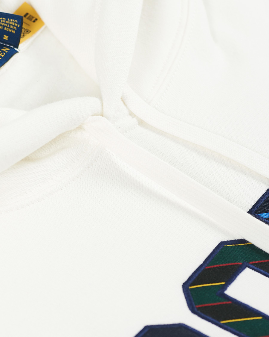 Herre | Trøjer | Polo Ralph Lauren | Magic Fleece Logo Hoodie Deckwash White