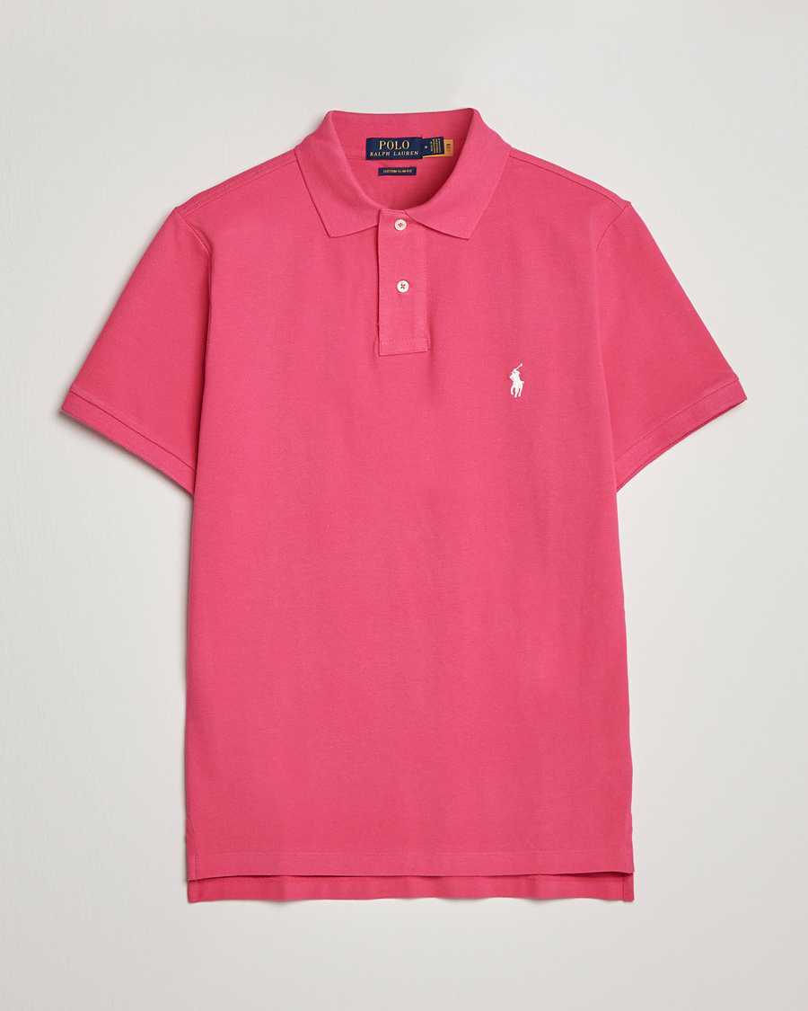 Herre | Polotrøjer | Polo Ralph Lauren | Custom Slim Fit Polo Hot Pink