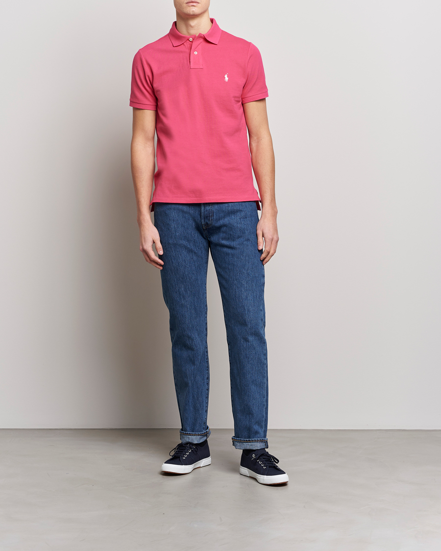 Herre | Polotrøjer | Polo Ralph Lauren | Custom Slim Fit Polo Hot Pink