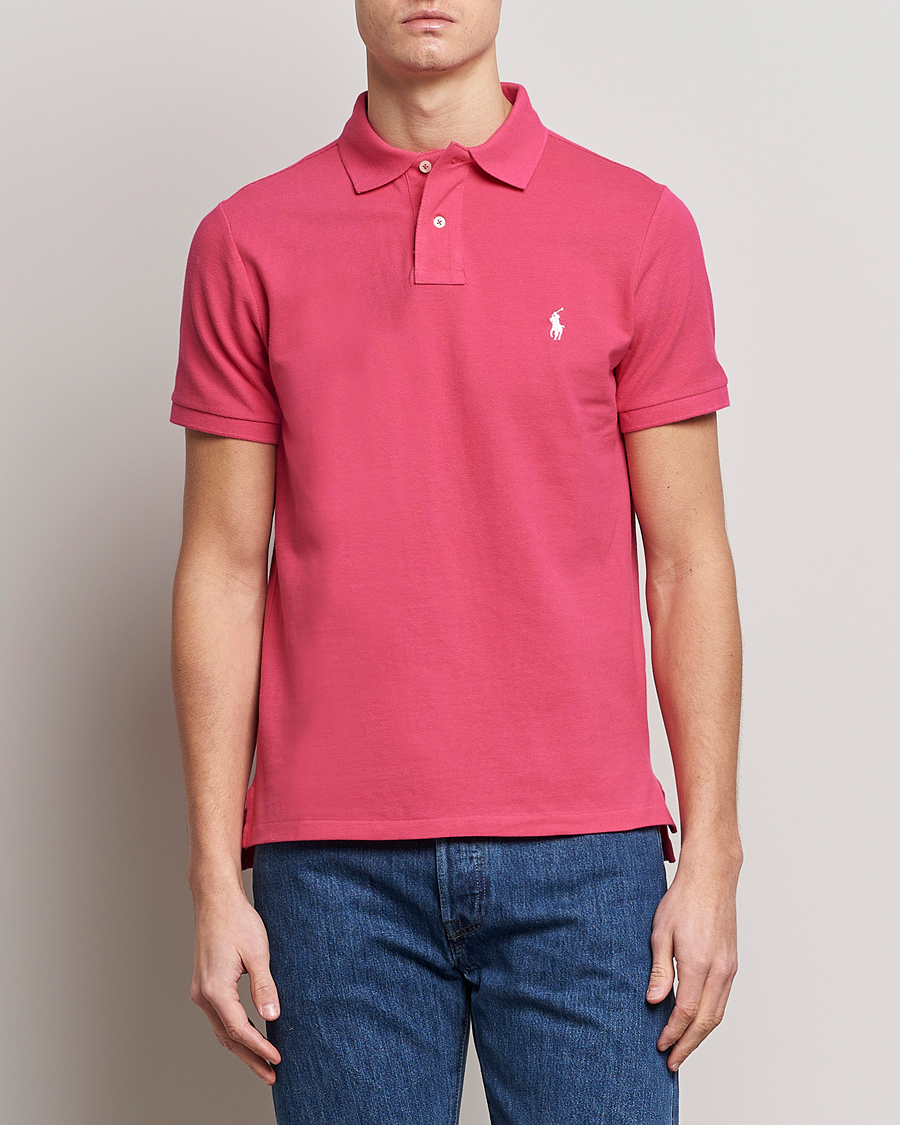 Herre | Polotrøjer | Polo Ralph Lauren | Custom Slim Fit Polo Hot Pink