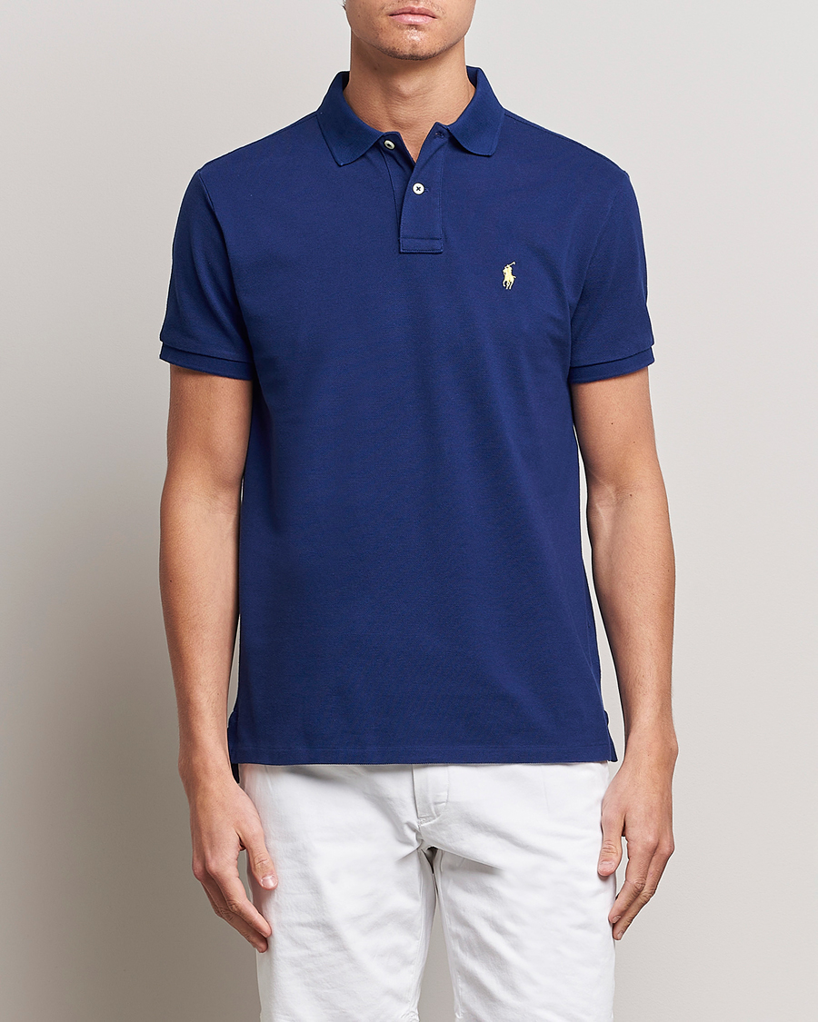 Herre | Polotrøjer | Polo Ralph Lauren | Custom Slim Fit Polo Fall Royal