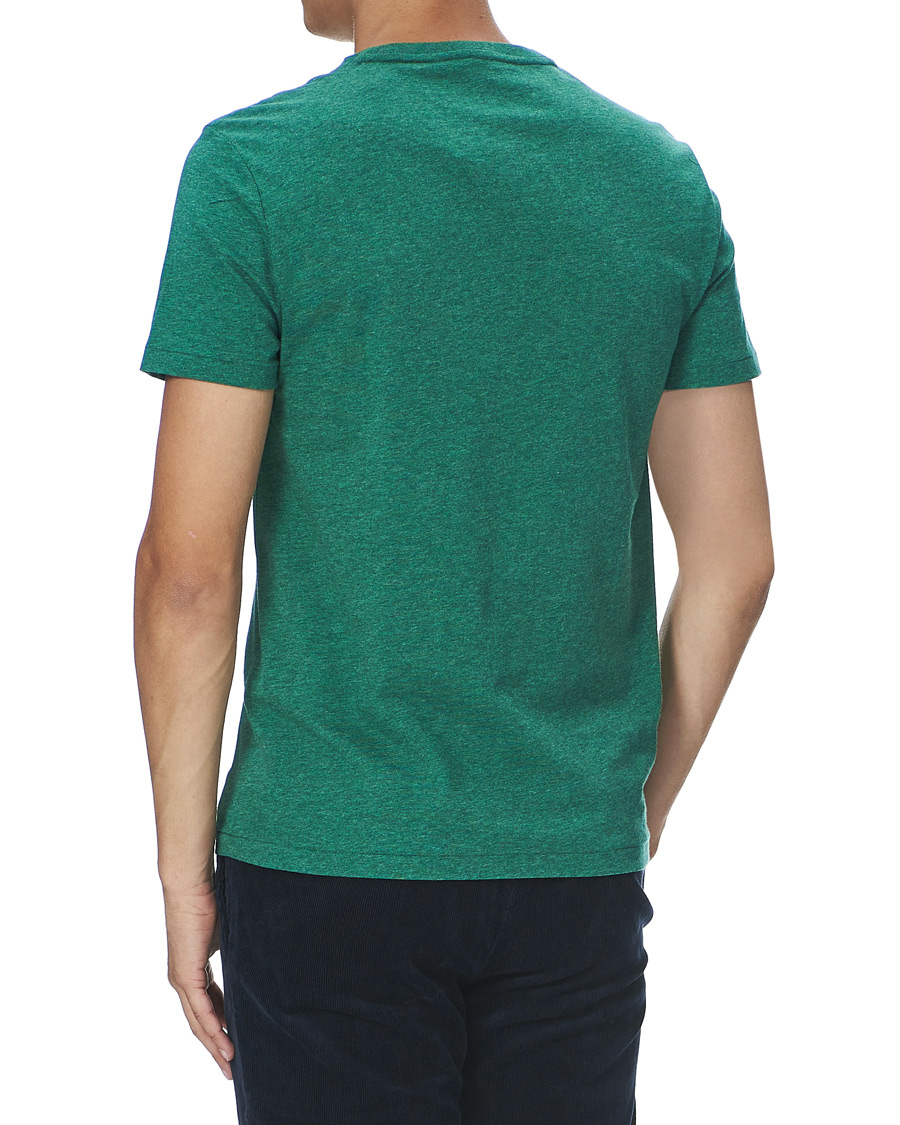Herre | T-Shirts | Polo Ralph Lauren | Custom Slim Fit Crew Neck Tee Green Heather