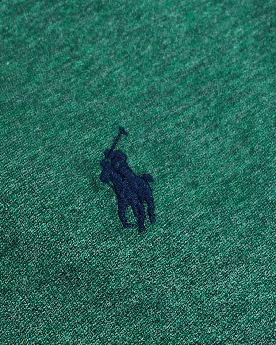 Herre | T-Shirts | Polo Ralph Lauren | Custom Slim Fit Crew Neck Tee Green Heather