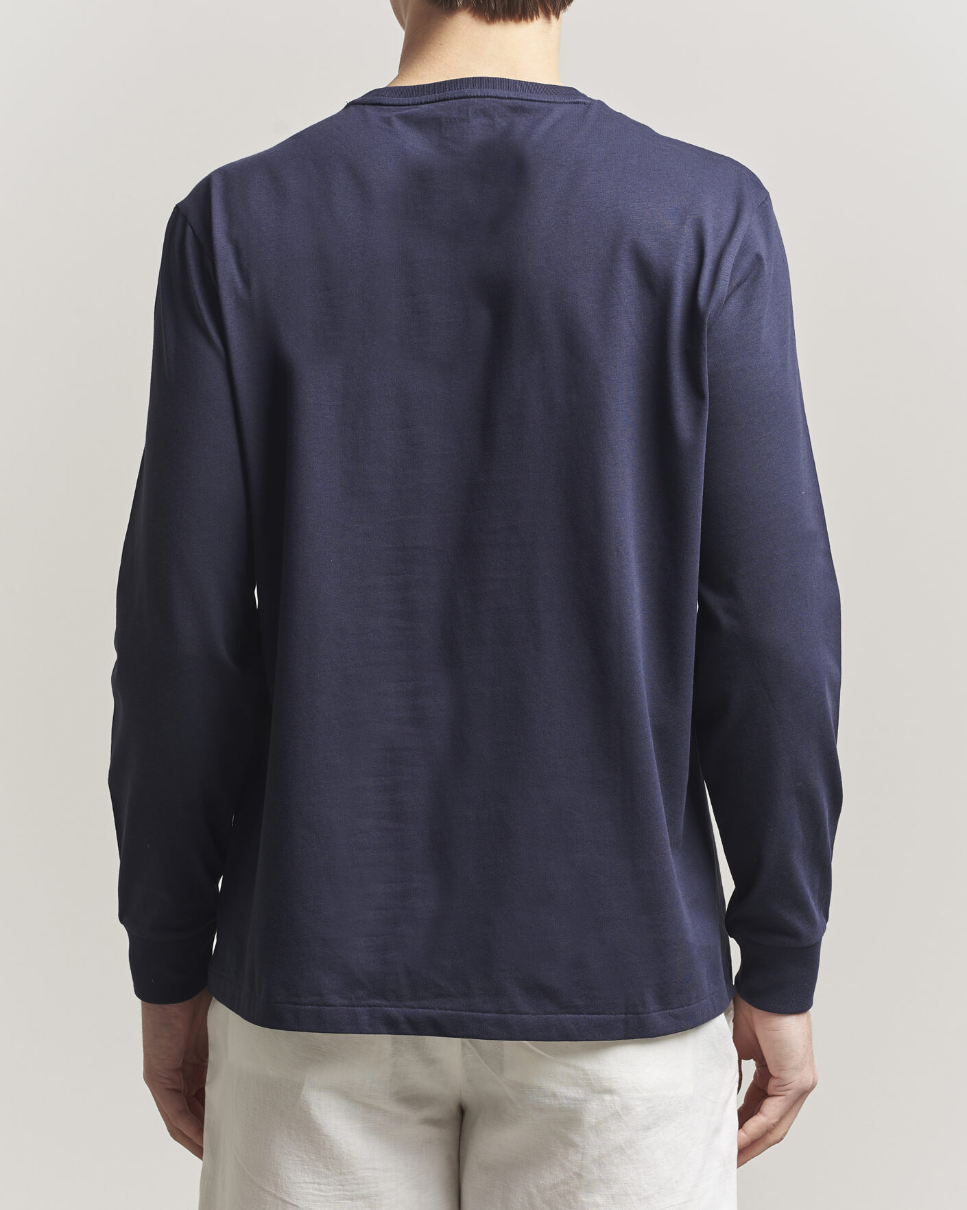 Herre | T-Shirts | Polo Ralph Lauren | Custom Slim Fit Long Sleeve Tee Ink