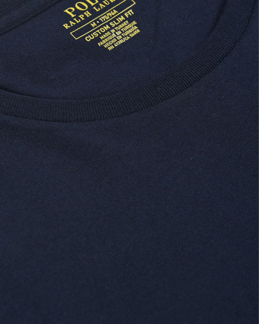 Herre | T-Shirts | Polo Ralph Lauren | Custom Slim Fit Long Sleeve Tee Ink