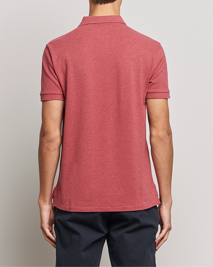 Herre | Polotrøjer | Polo Ralph Lauren | Custom Slim Fit Polo Venetian Red Heather