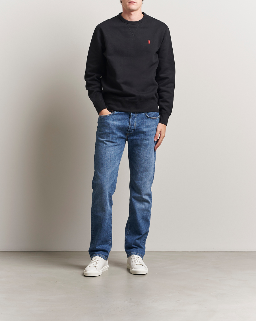 Herre | Trøjer | Polo Ralph Lauren | Crew Neck Sweatshirt Polo Black