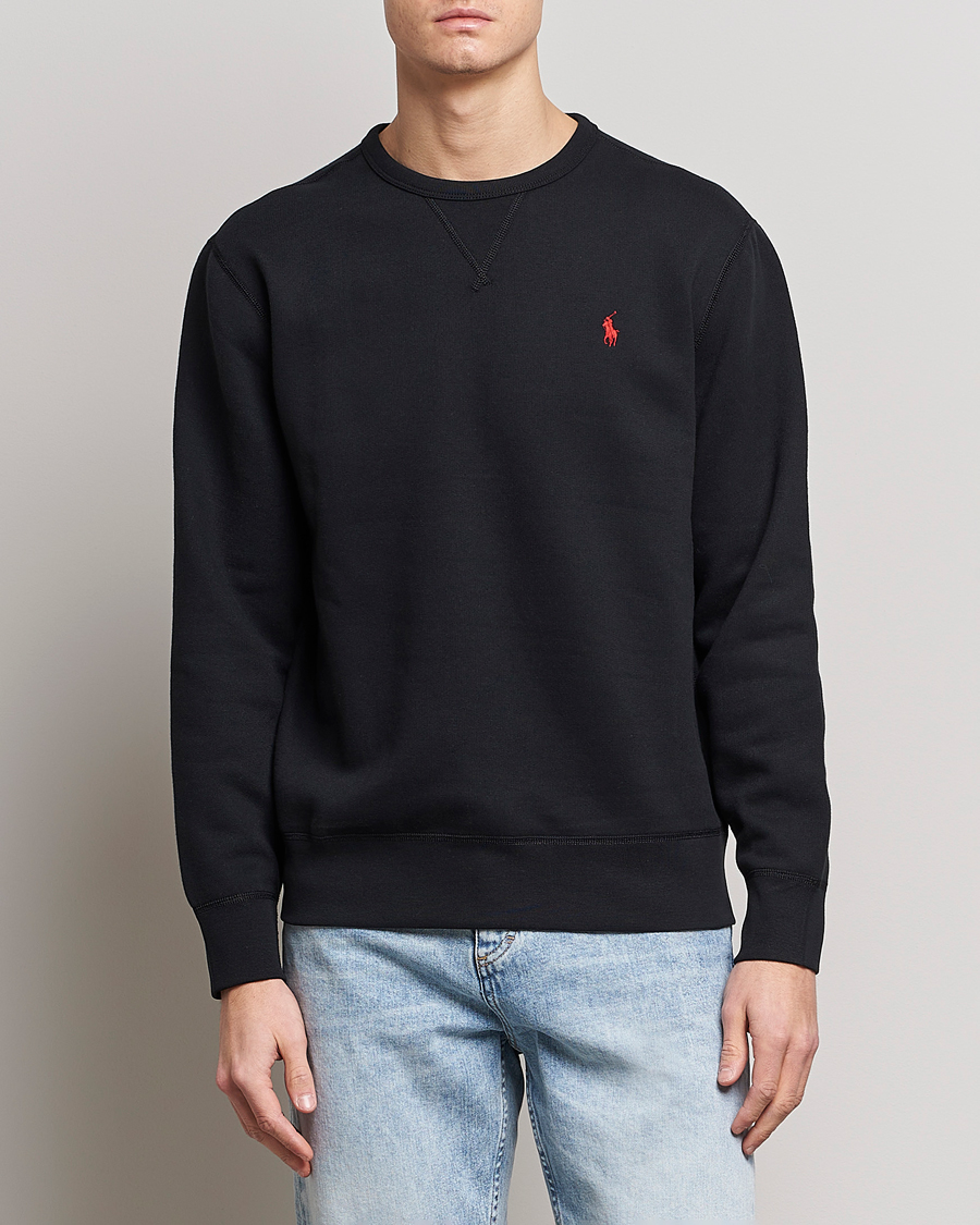 Herre | Sweatshirts | Polo Ralph Lauren | Crew Neck Sweatshirt Polo Black