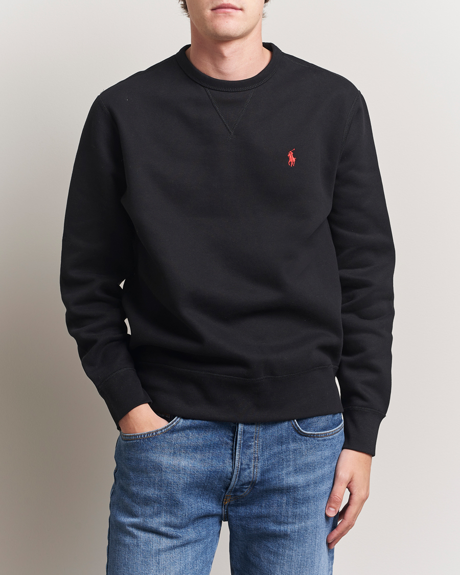 Herre | Trøjer | Polo Ralph Lauren | Crew Neck Sweatshirt Polo Black