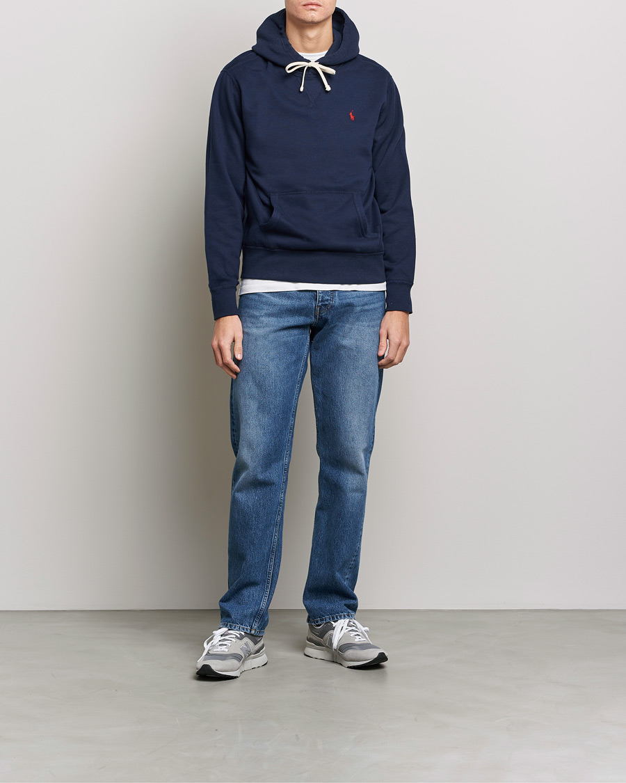 Herre | Trøjer | Polo Ralph Lauren | RL Fleece Hoodie Cruise Navy