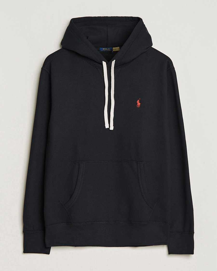 Herre | Trøjer | Polo Ralph Lauren | RL Fleece Hoodie Polo Black
