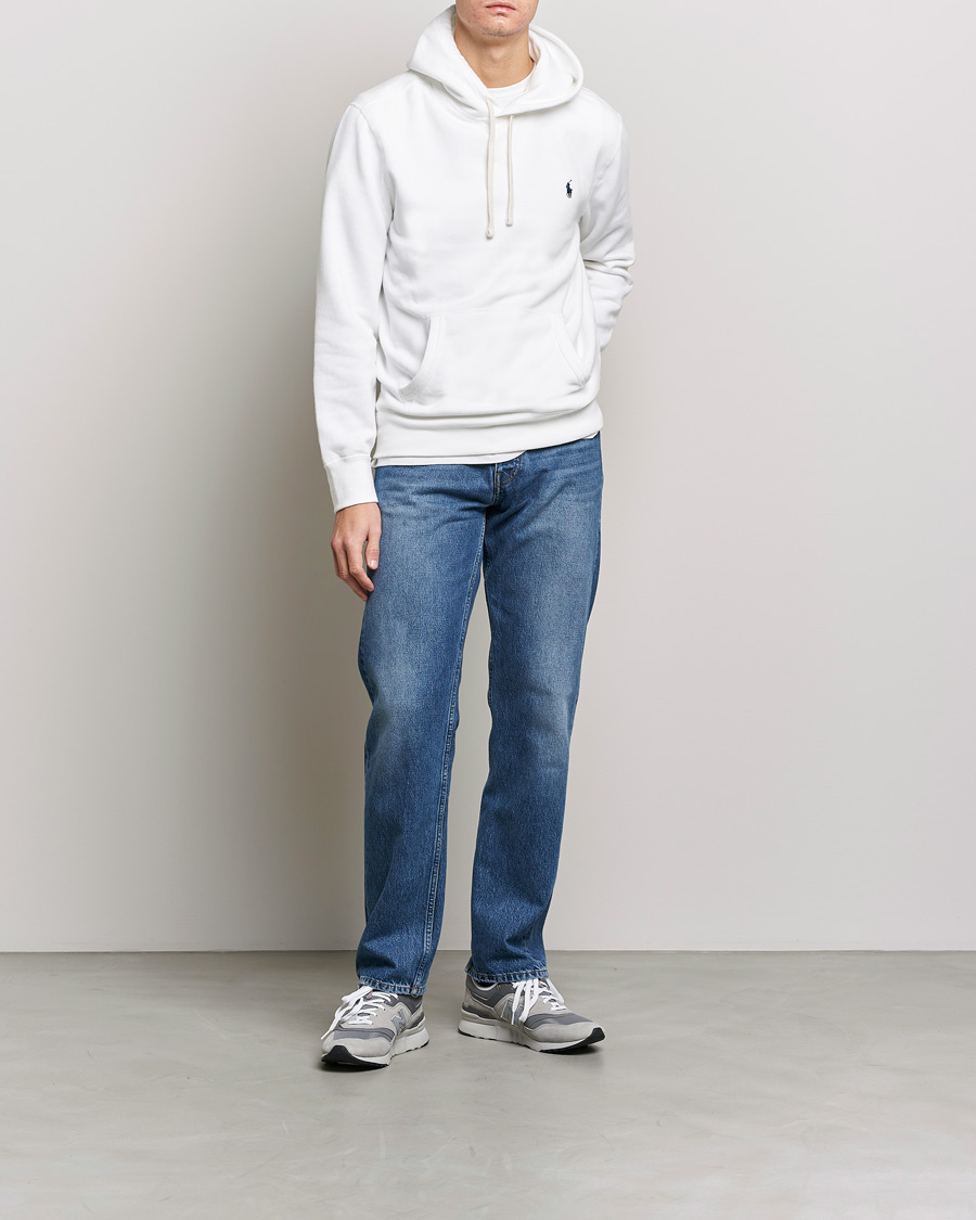 Herre | Trøjer | Polo Ralph Lauren | RL Fleece Hoodie White