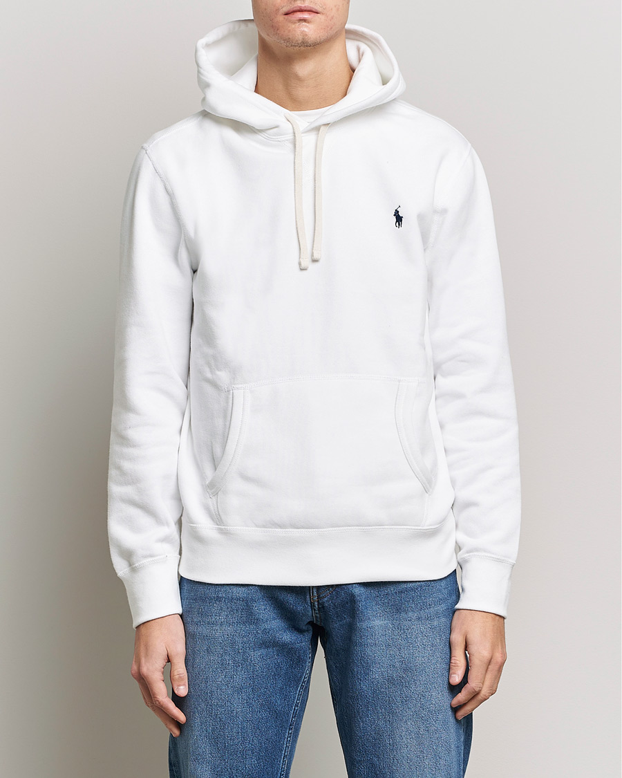 Herre | Trøjer | Polo Ralph Lauren | RL Fleece Hoodie White
