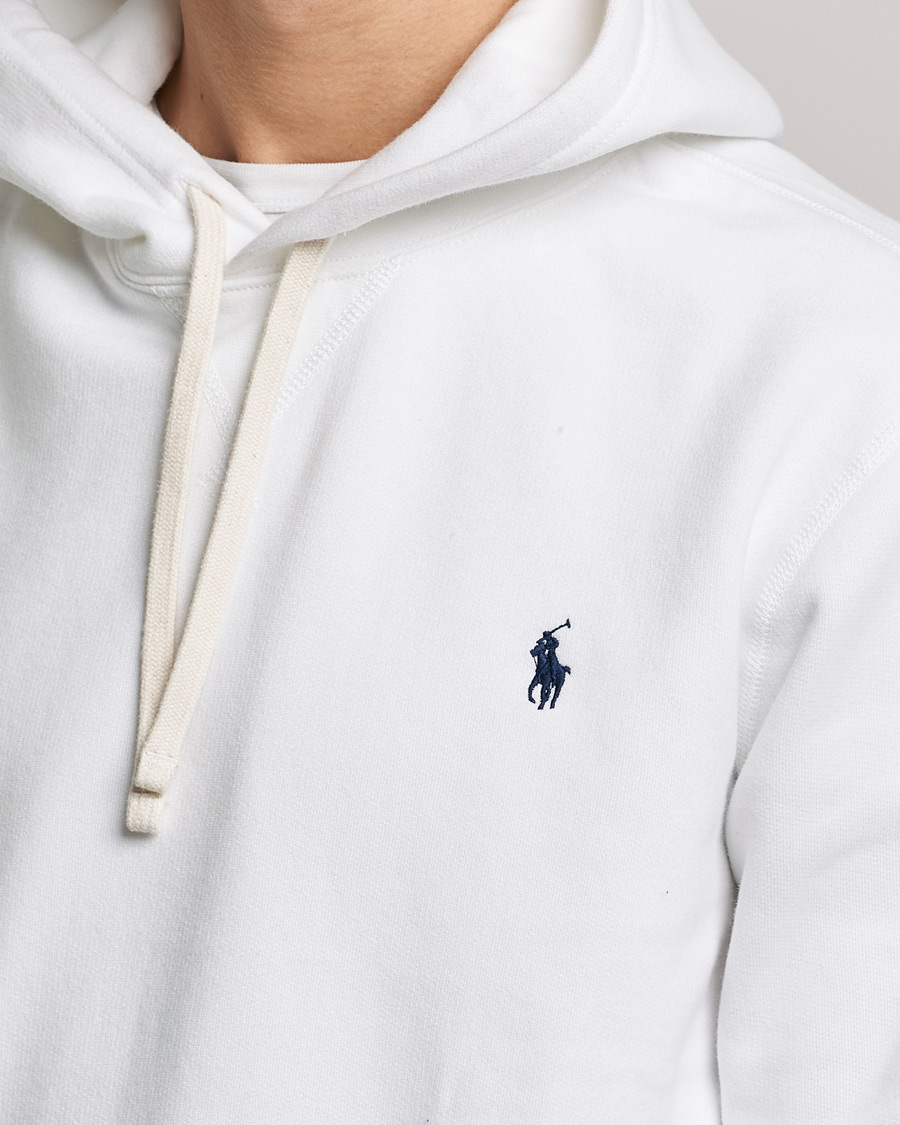 Herre | Trøjer | Polo Ralph Lauren | RL Fleece Hoodie White