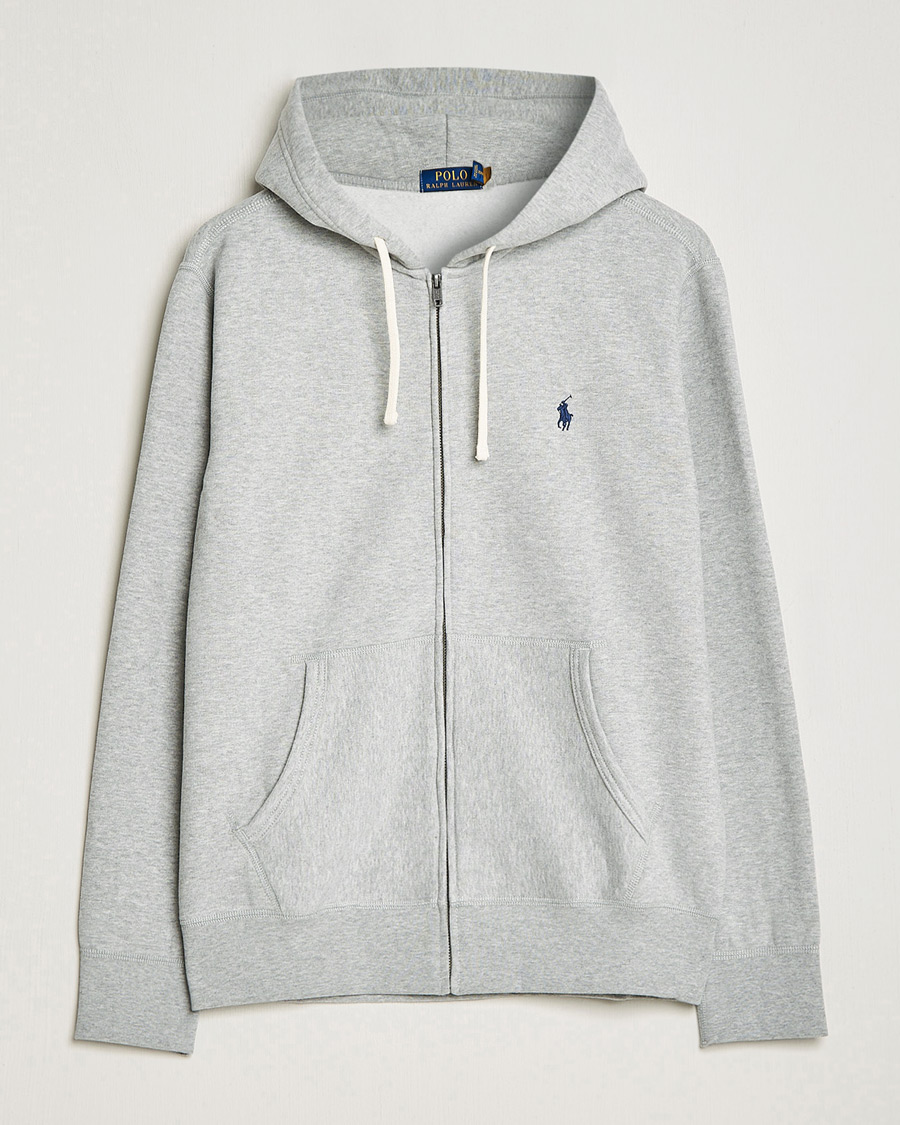 Herre | Trøjer | Polo Ralph Lauren | Fleece Full Zip Hoodie Andover Heather