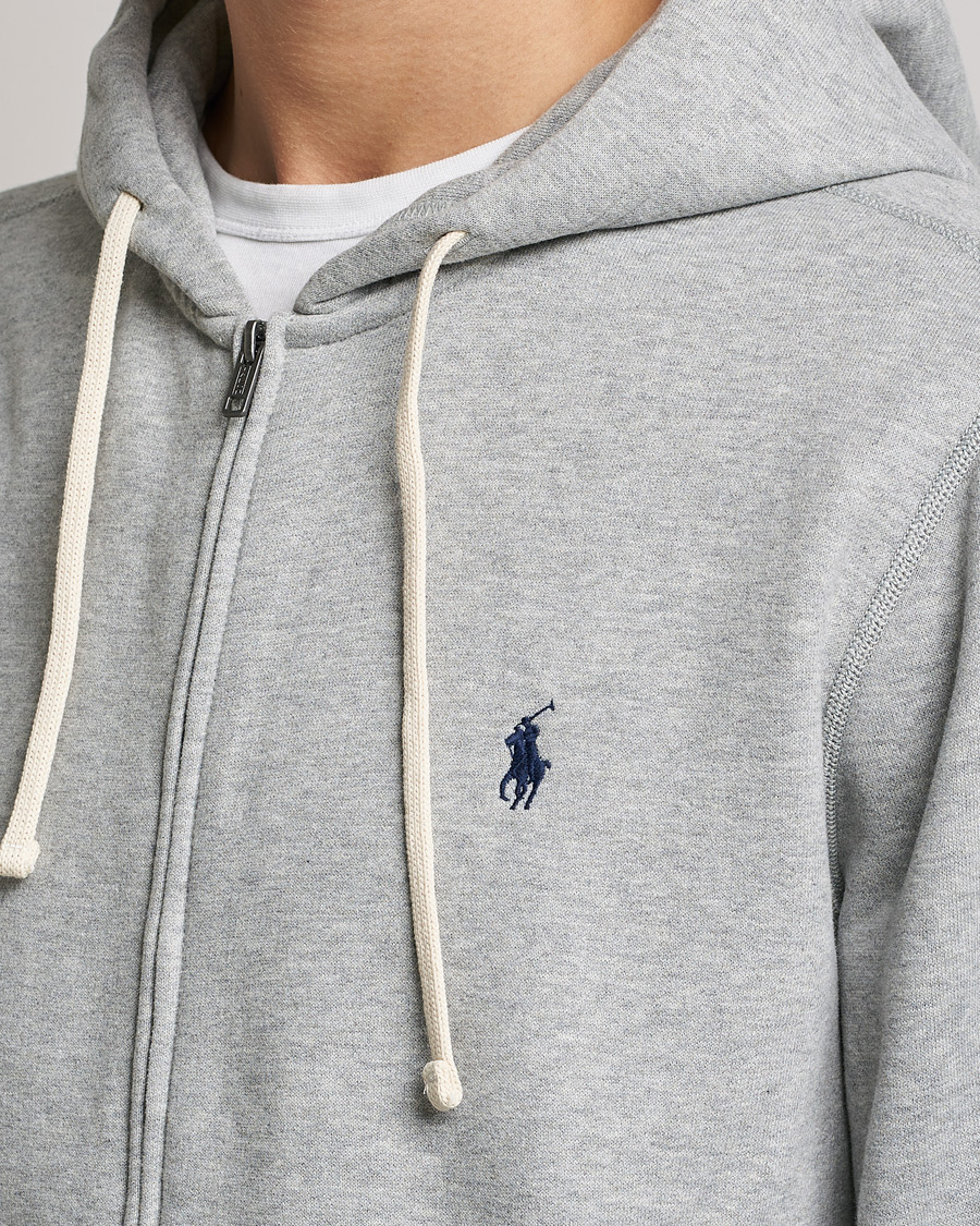 Herre | Trøjer | Polo Ralph Lauren | Fleece Full Zip Hoodie Andover Heather
