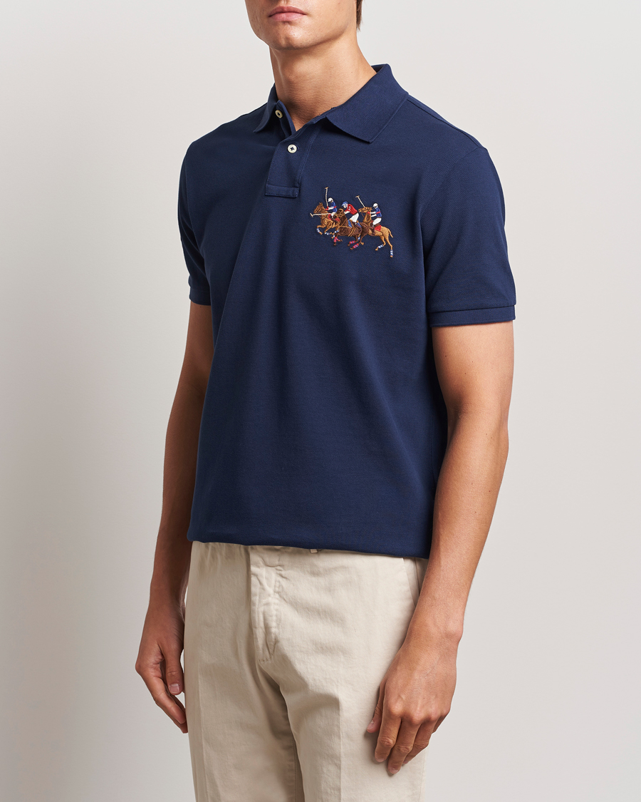 Herre |  | Polo Ralph Lauren | Custom Slim Fit Match Club Polo Newport Navy