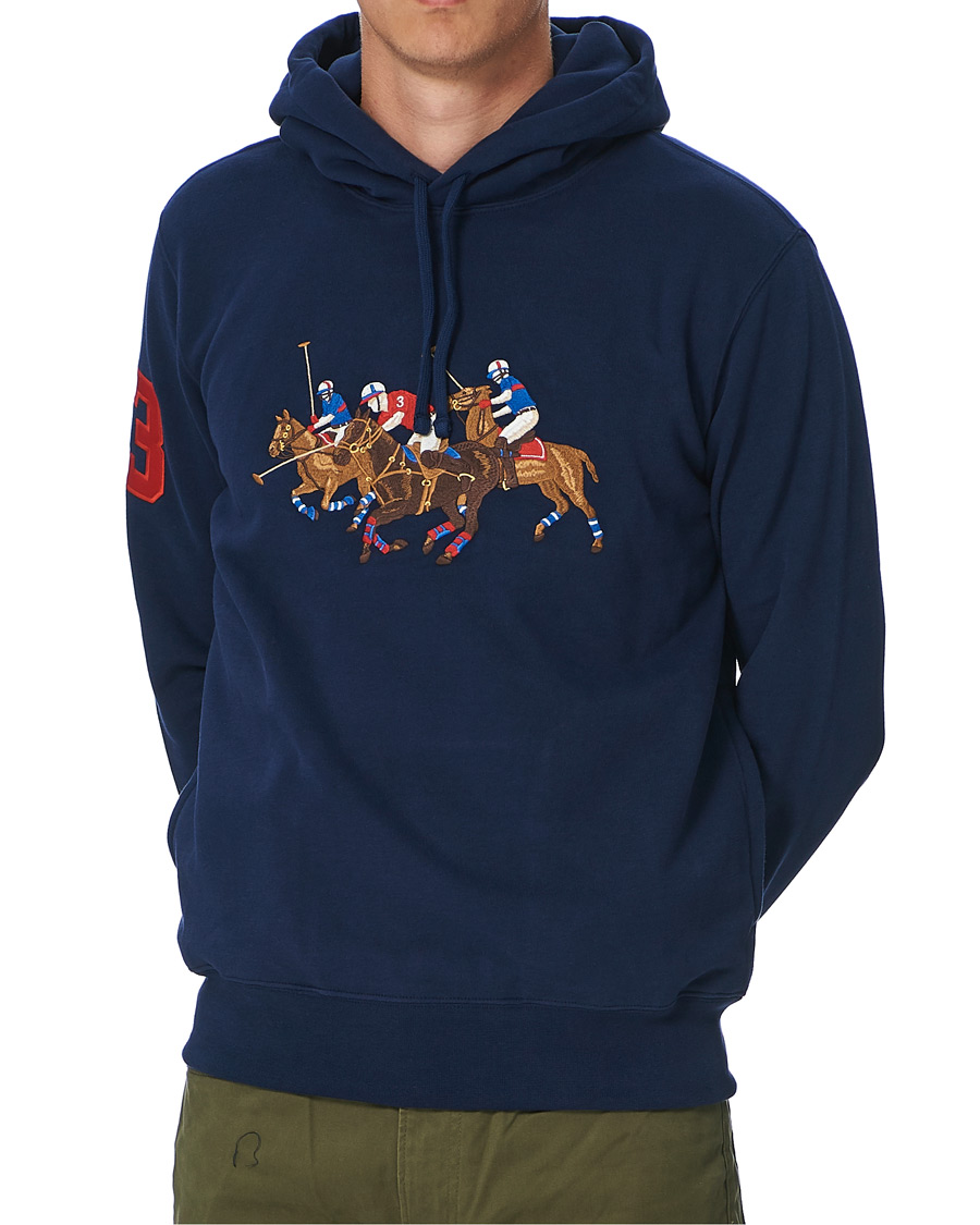 Herre | Trøjer | Polo Ralph Lauren | Match Club Magic Fleece Hoodie Newport Navy