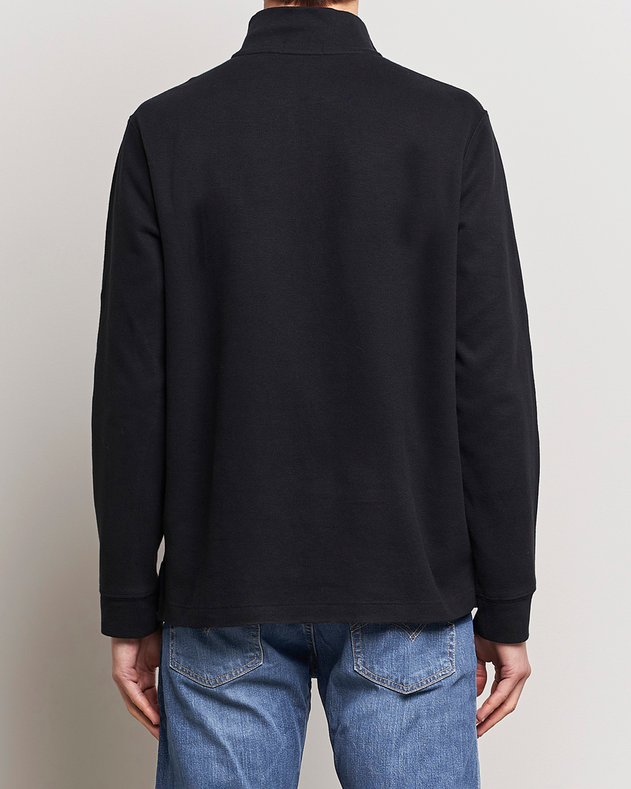 Herre | Trøjer | Polo Ralph Lauren | Double Knit Jaquard Half Zip Sweater Black