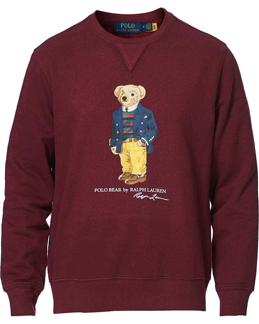 Herre | Trøjer | Polo Ralph Lauren | Bear Sweatshirt Classic Wine