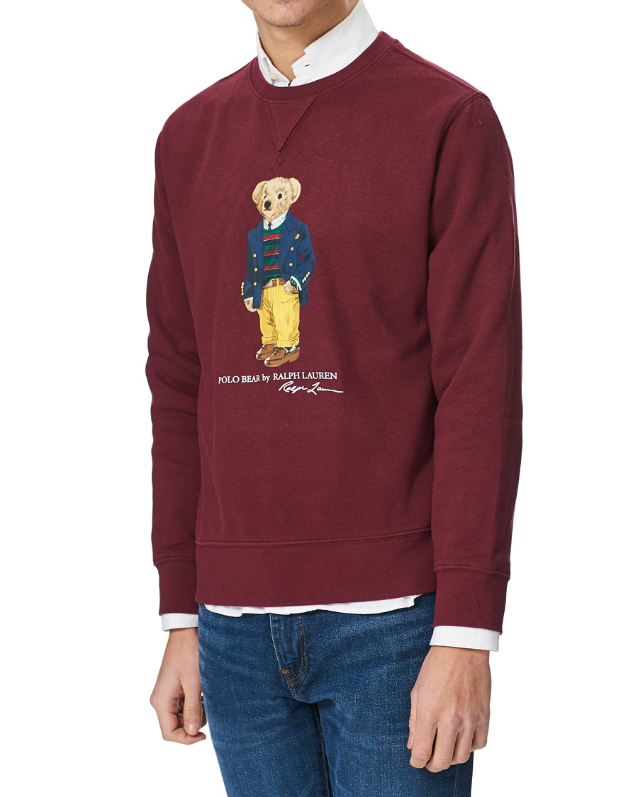 Herre | Trøjer | Polo Ralph Lauren | Bear Sweatshirt Classic Wine
