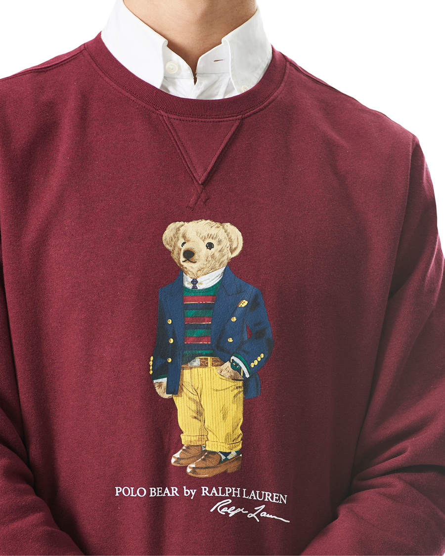 Herre | Trøjer | Polo Ralph Lauren | Bear Sweatshirt Classic Wine