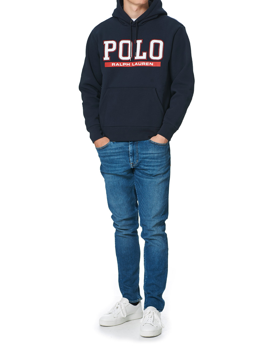 Herre | Trøjer | Polo Ralph Lauren | Logo Hoodie Aviator Navy