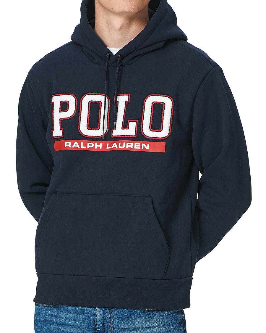 Herre | Trøjer | Polo Ralph Lauren | Logo Hoodie Aviator Navy