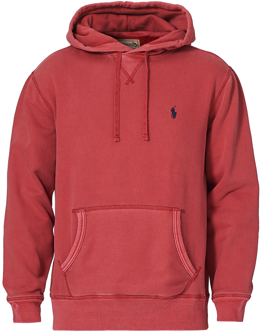 Herre | Trøjer | Polo Ralph Lauren | Garment Dyed Hoodie Northwest Deep Red