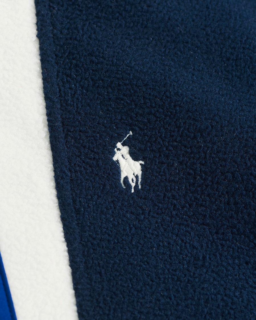 Herre | Trøjer | Polo Ralph Lauren | Vintage Poly Fleece Half Zip Sweater Navy/White