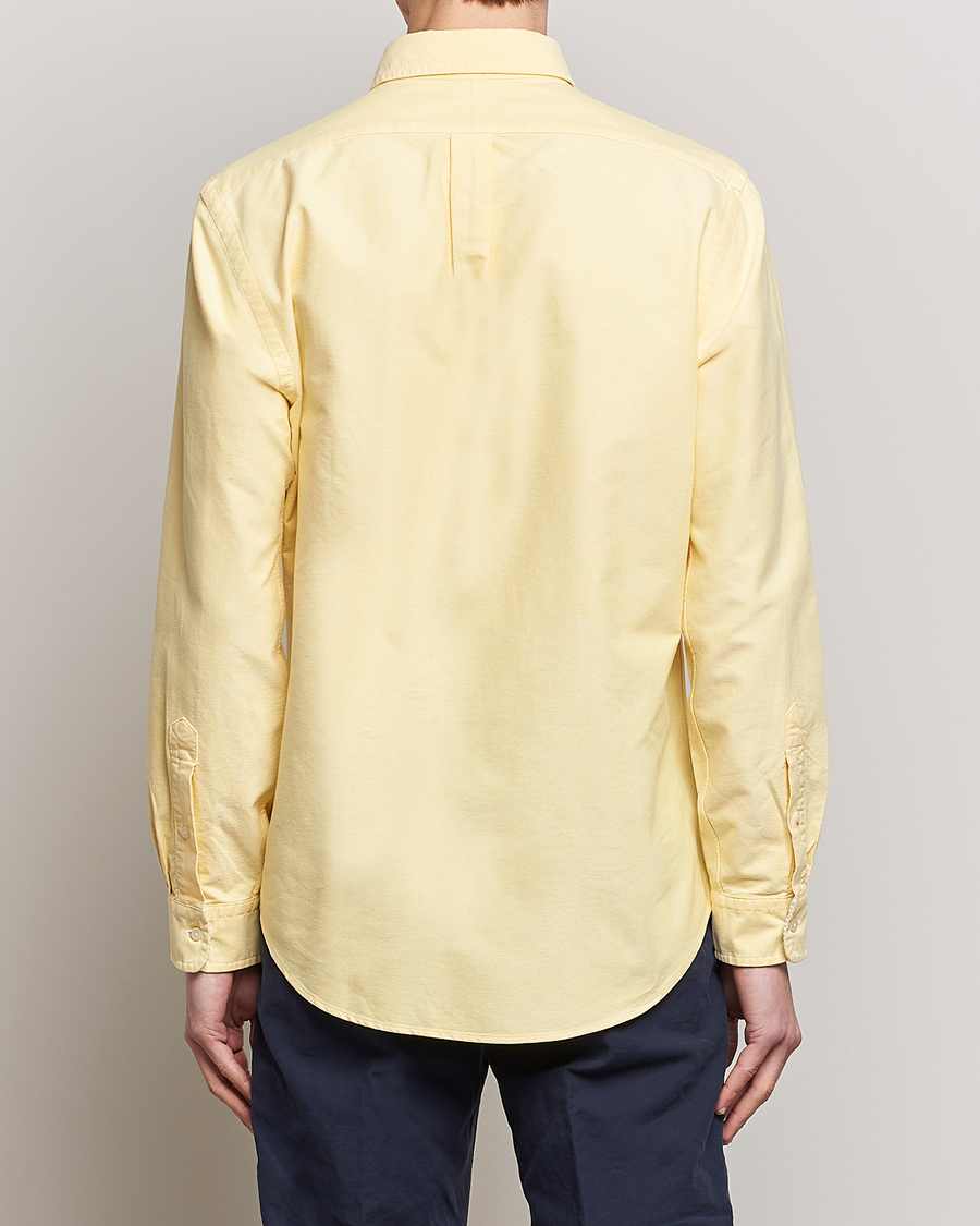 Herre | Skjorter | Polo Ralph Lauren | Custom Fit Oxford Button Down Shirt Yellow