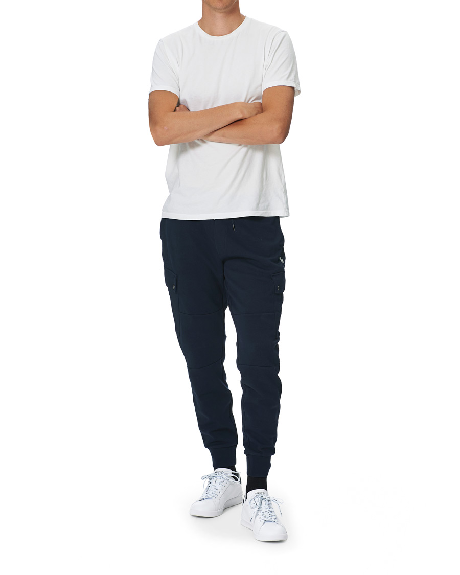 Herre | Bukser | Polo Ralph Lauren | Double Knit Cargo Sweatpants Aviator Navy