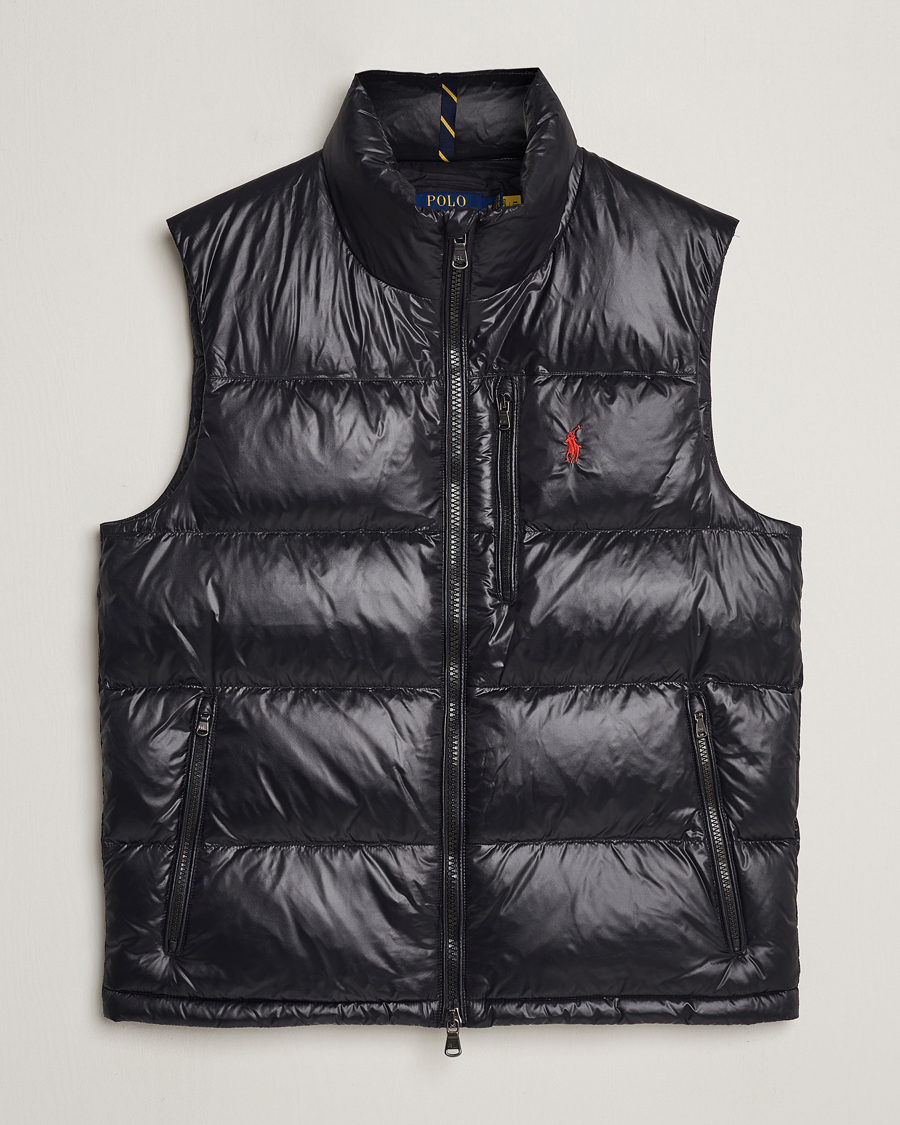 Herre | Jakker | Polo Ralph Lauren | El Cap High Gloss Down Vest Black