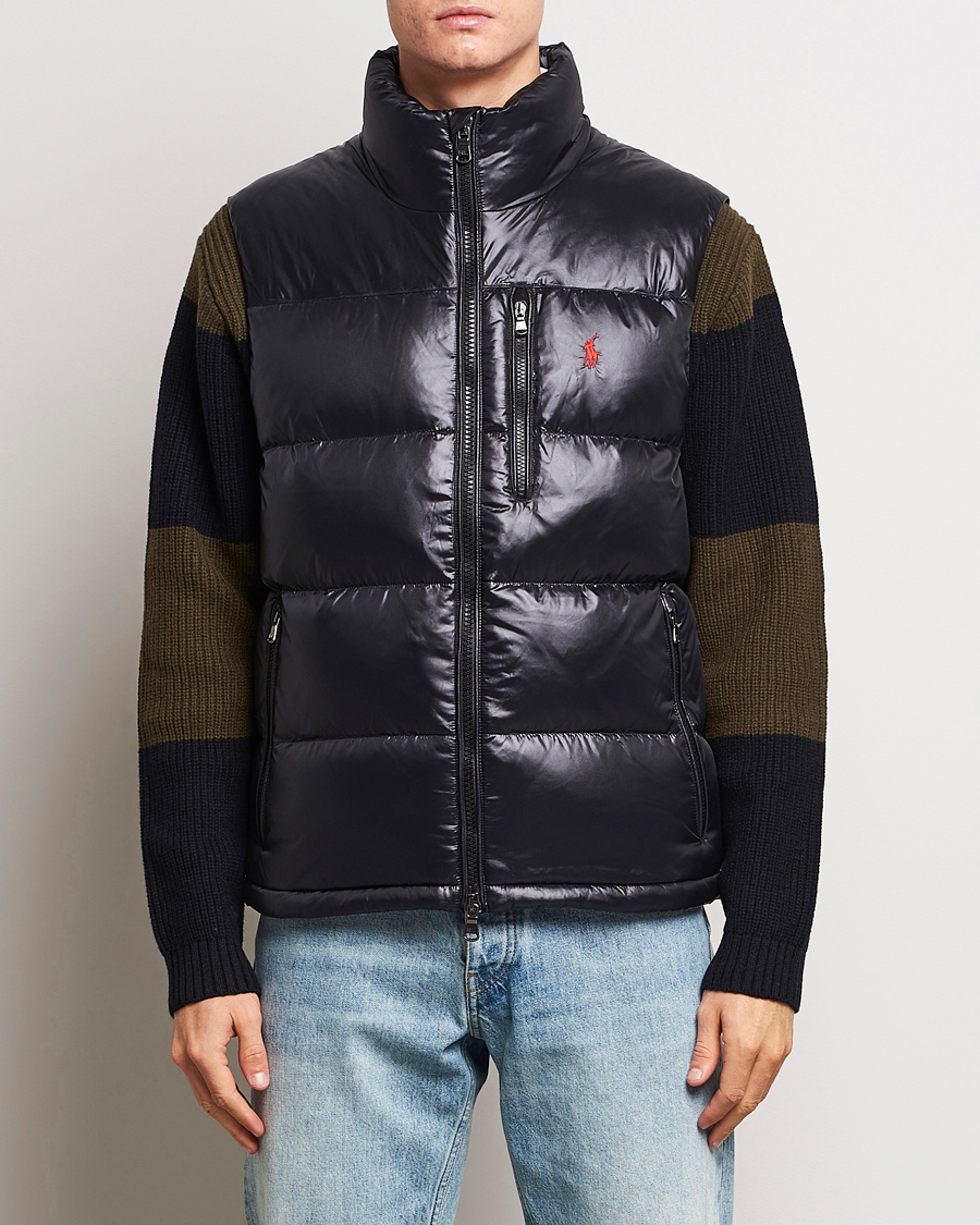 Herre | Jakker | Polo Ralph Lauren | El Cap High Gloss Down Vest Black