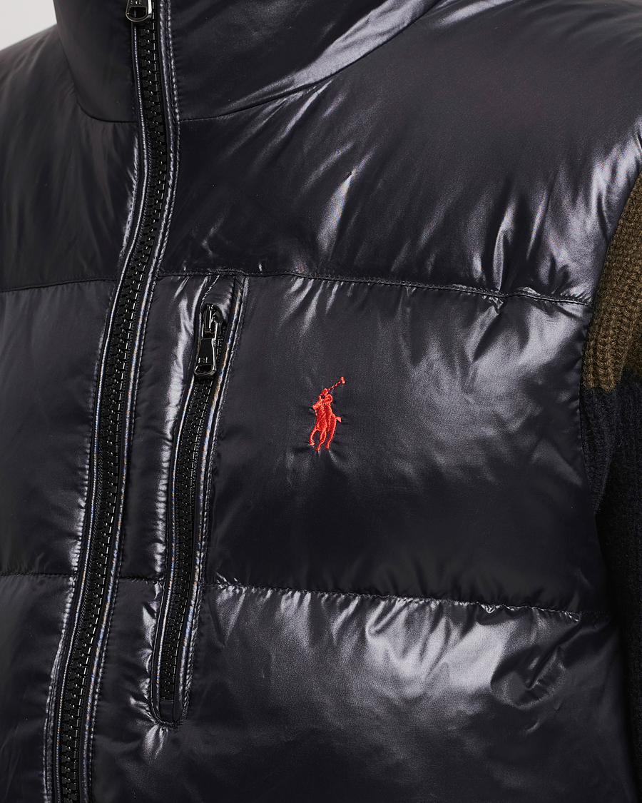 Herre | Jakker | Polo Ralph Lauren | El Cap High Gloss Down Vest Black