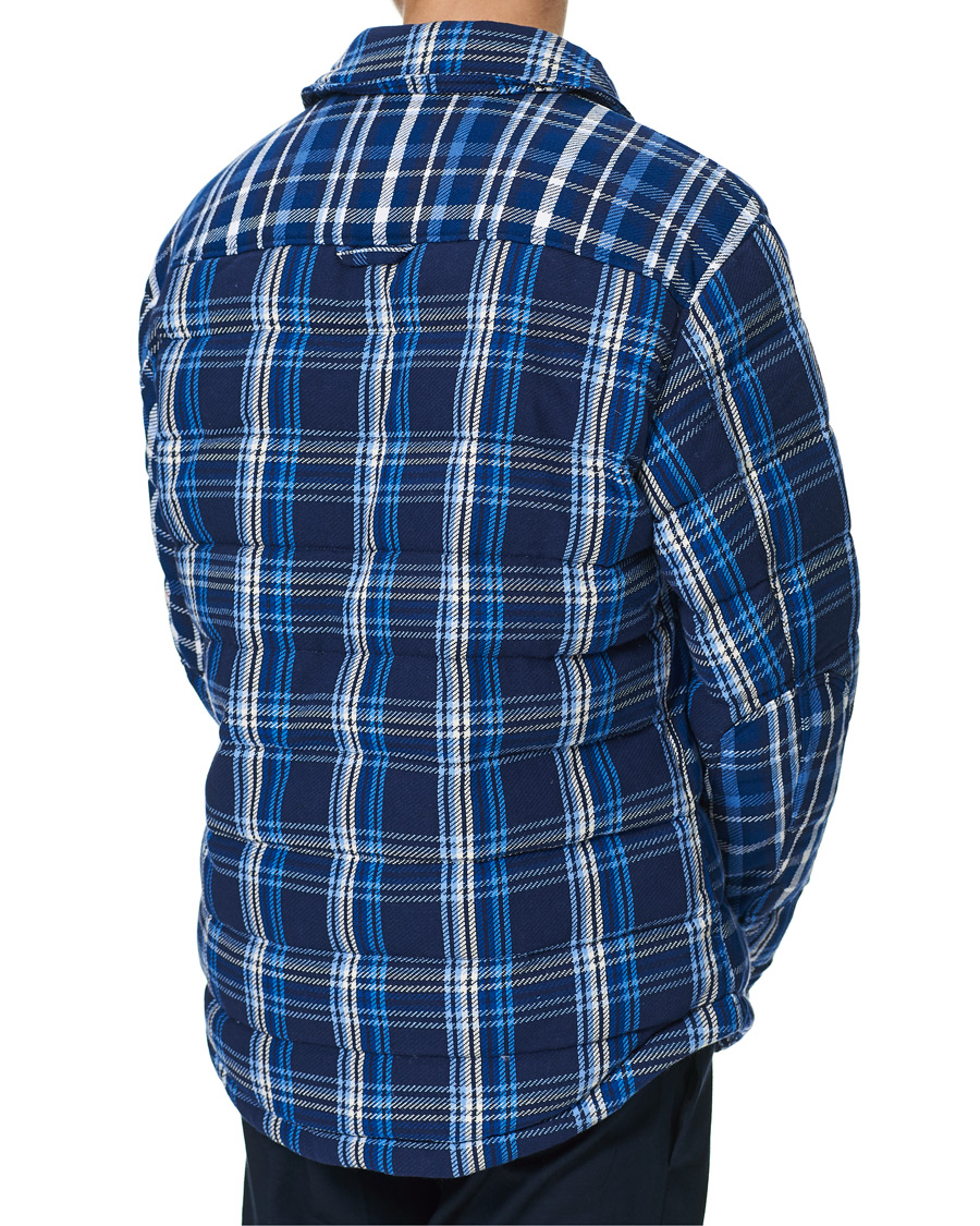 Herre | Jakker | Polo Ralph Lauren | Terra Padded Checked Shirt Jacket Blue