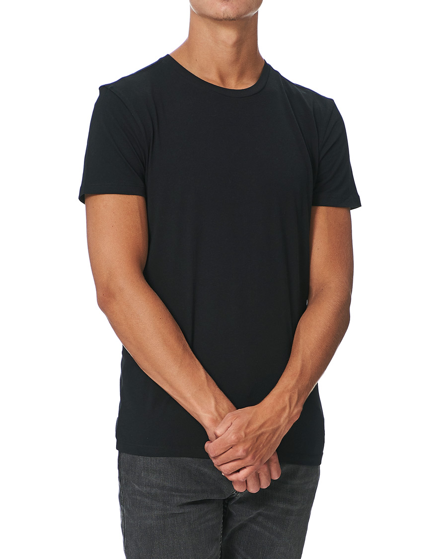 Herre | T-Shirts | Polo Ralph Lauren | 3-Pack Crew Neck Tee Black/Charcoal/Eaton Red