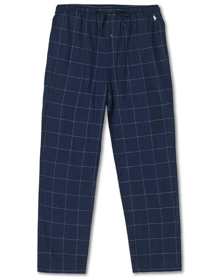 Herre | Pyjamas & Morgenkåber | Polo Ralph Lauren | Flannel Pyjama Pants Window Pane Navy