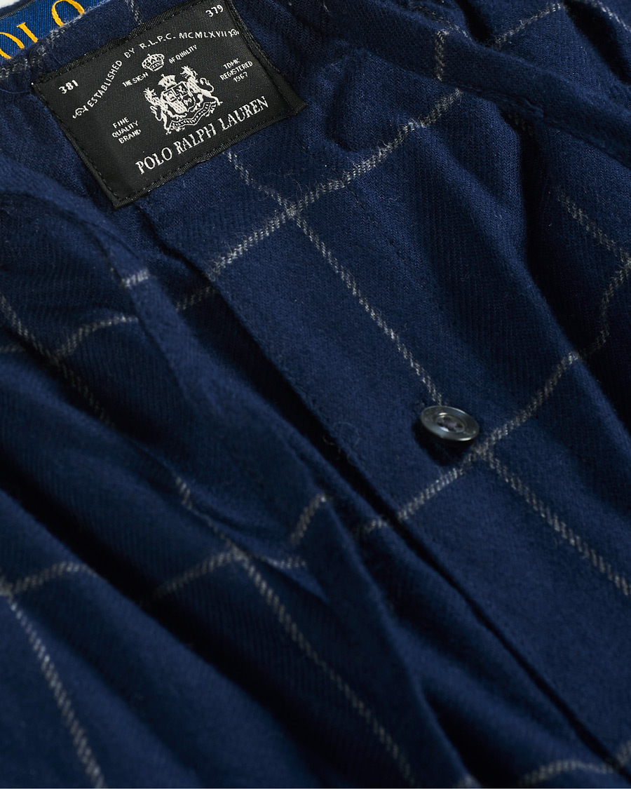 Herre | Pyjamas & Morgenkåber | Polo Ralph Lauren | Flannel Pyjama Pants Window Pane Navy