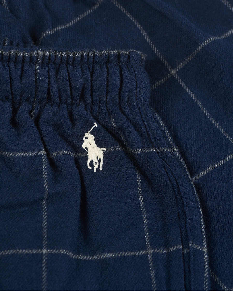 Herre | Pyjamas & Morgenkåber | Polo Ralph Lauren | Flannel Pyjama Pants Window Pane Navy