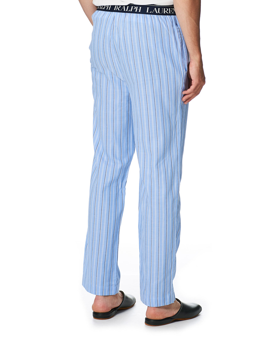 Herre | Pyjamas & Morgenkåber | Polo Ralph Lauren | Cotton Pyjama Set Blue Stripe