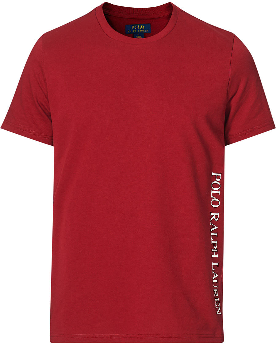 Herre | T-Shirts | Polo Ralph Lauren | Loop Back Logo Tee Eaton Red